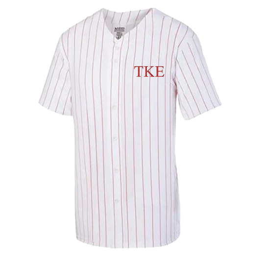 Tau Kappa Epsilon | Pinstripe Baseball Jersey