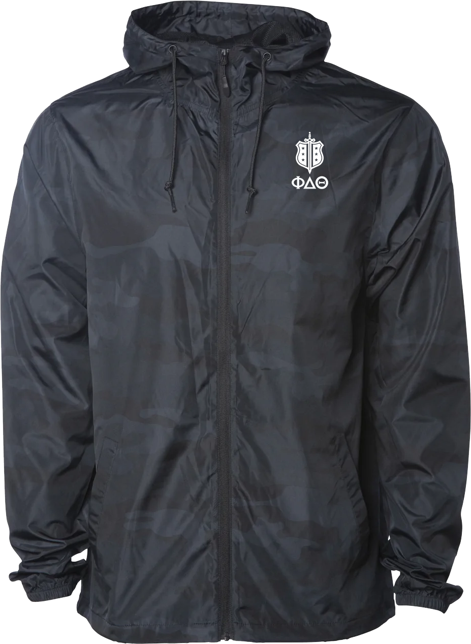 Phi Delta Theta | Camo Windbreaker Jacket