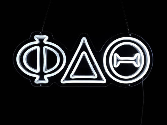 Phi Delta Theta | Neon Sign - Greek Letters