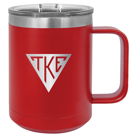 Tau Kappa Epsilon | Coffee Mug with Slider Lid, 15oz