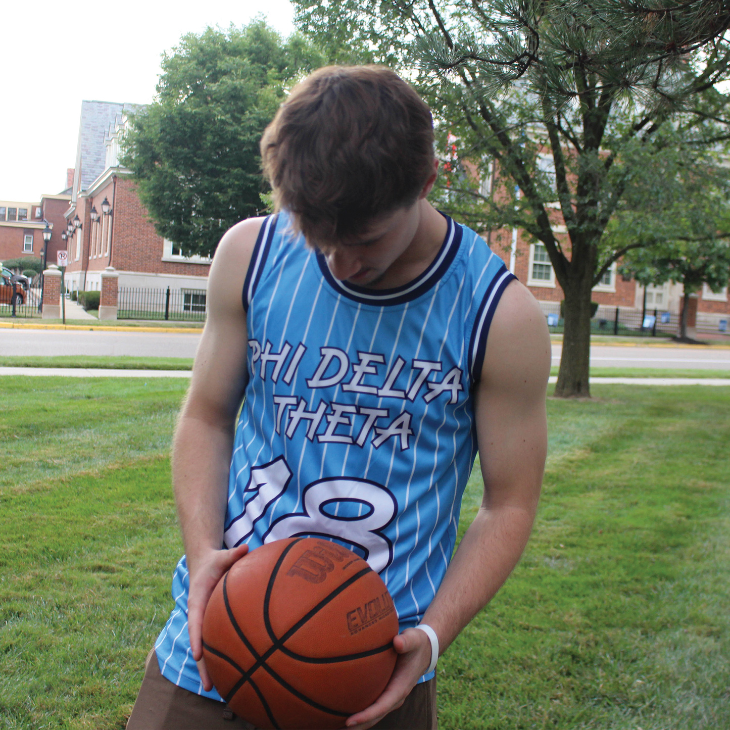 Phi Delta Theta | Pinstripe Basketball Jersey