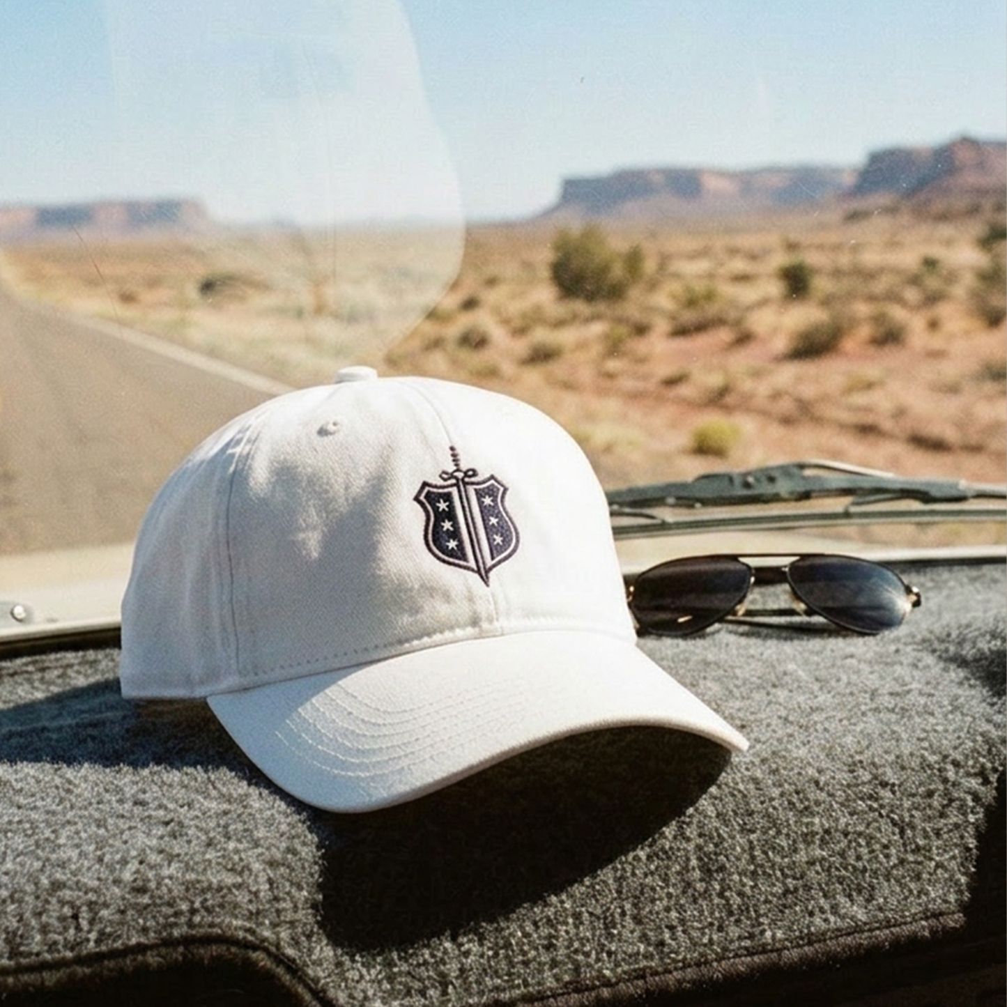 Shield Dad Hat