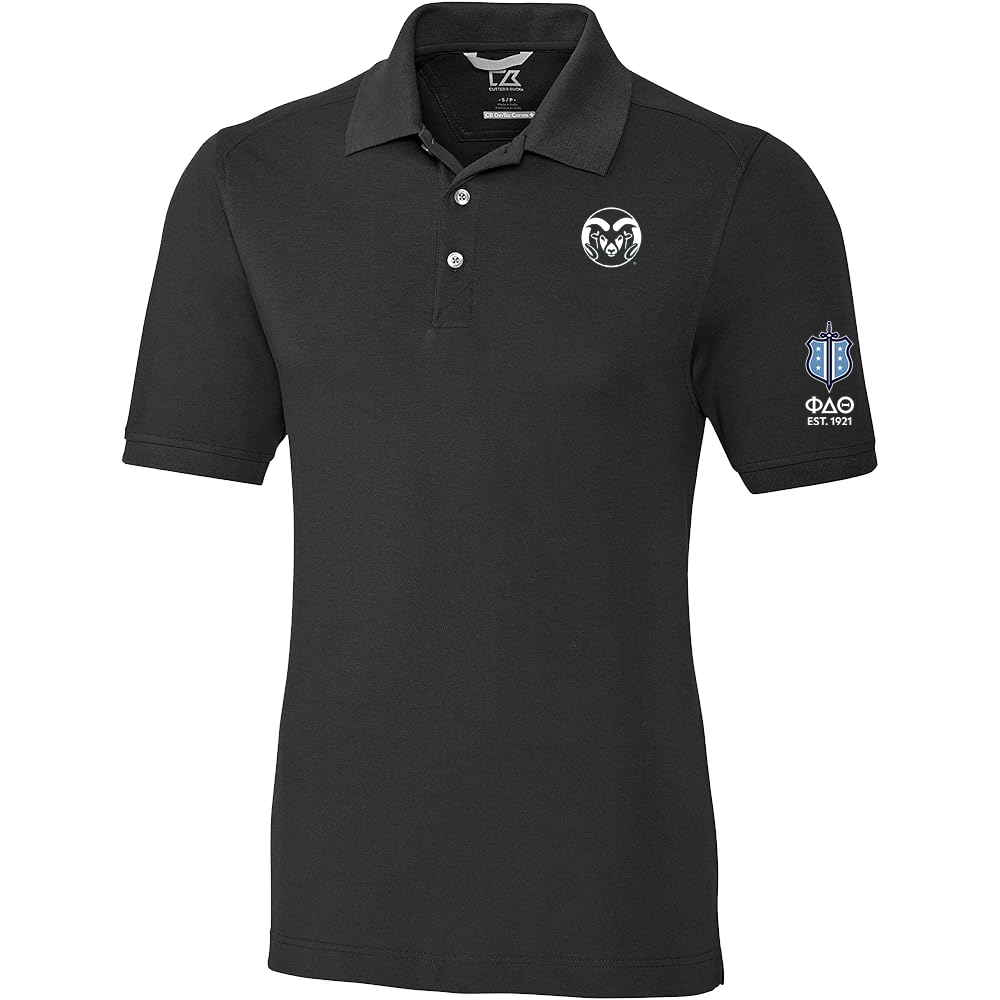 Colorado State University, Cutter & Buck Polo, Black