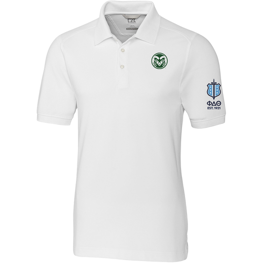 Colorado State University, Cutter & Buck Polo, White