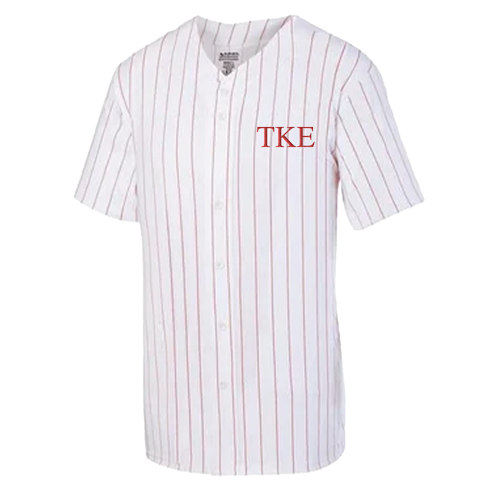 Tau Kappa Epsilon | Pinstripe Baseball Jersey