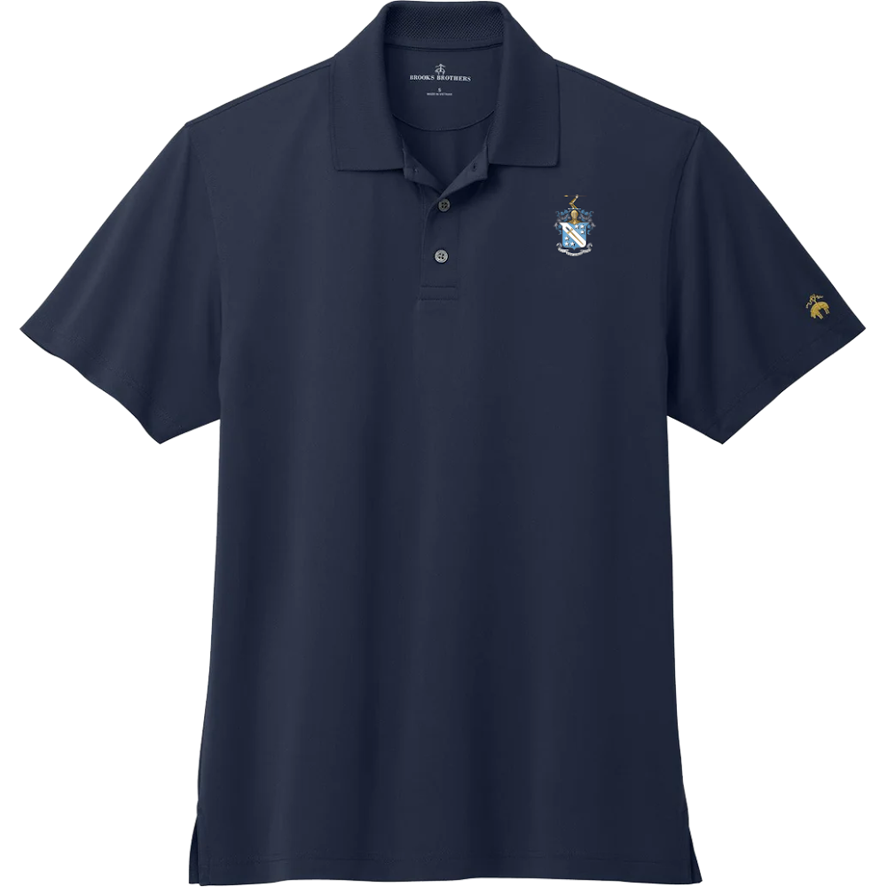 Phi Delta Theta | COA Brooks Brothers Mesh Pique Performance Polo