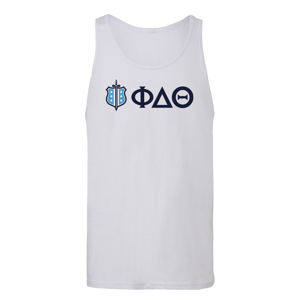 Phi Delta Theta | Bella + Canvas White Tank Top