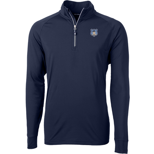 Phi Delta Theta | Cutter and Buck Virtue Eco Pique Recycled Quarter Zip, Lou Gehrig Memorial Award