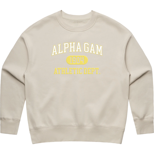 Alpha Gamma Delta | Varsity Squad Premium Crewneck by Uscape