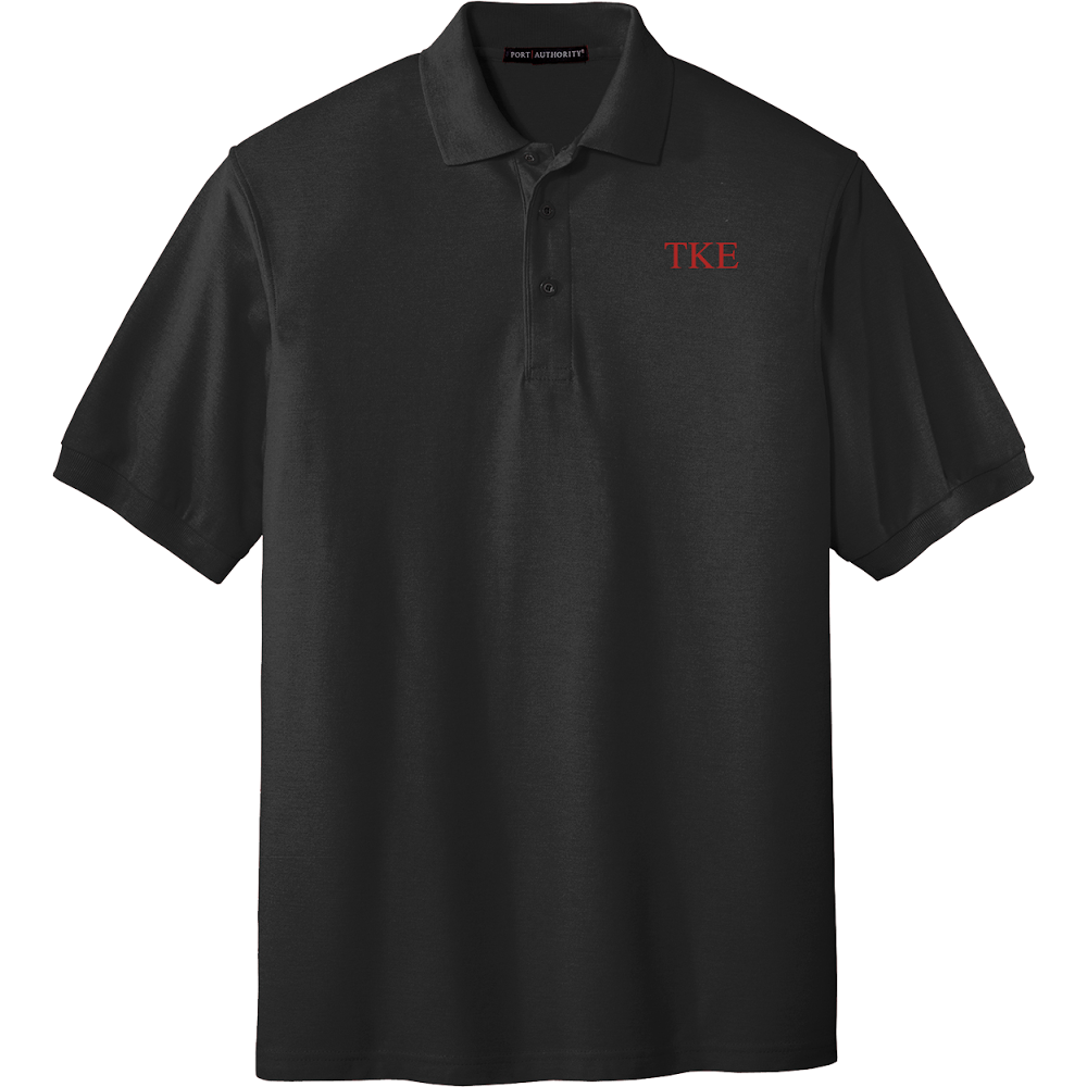 Tau Kappa Epsilon | Port Authority® Performance Fine Jacquard Polo - Greek Letters