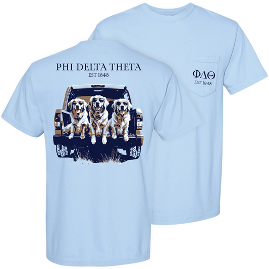 Phi Delta Theta | Dogs Pocket Tee