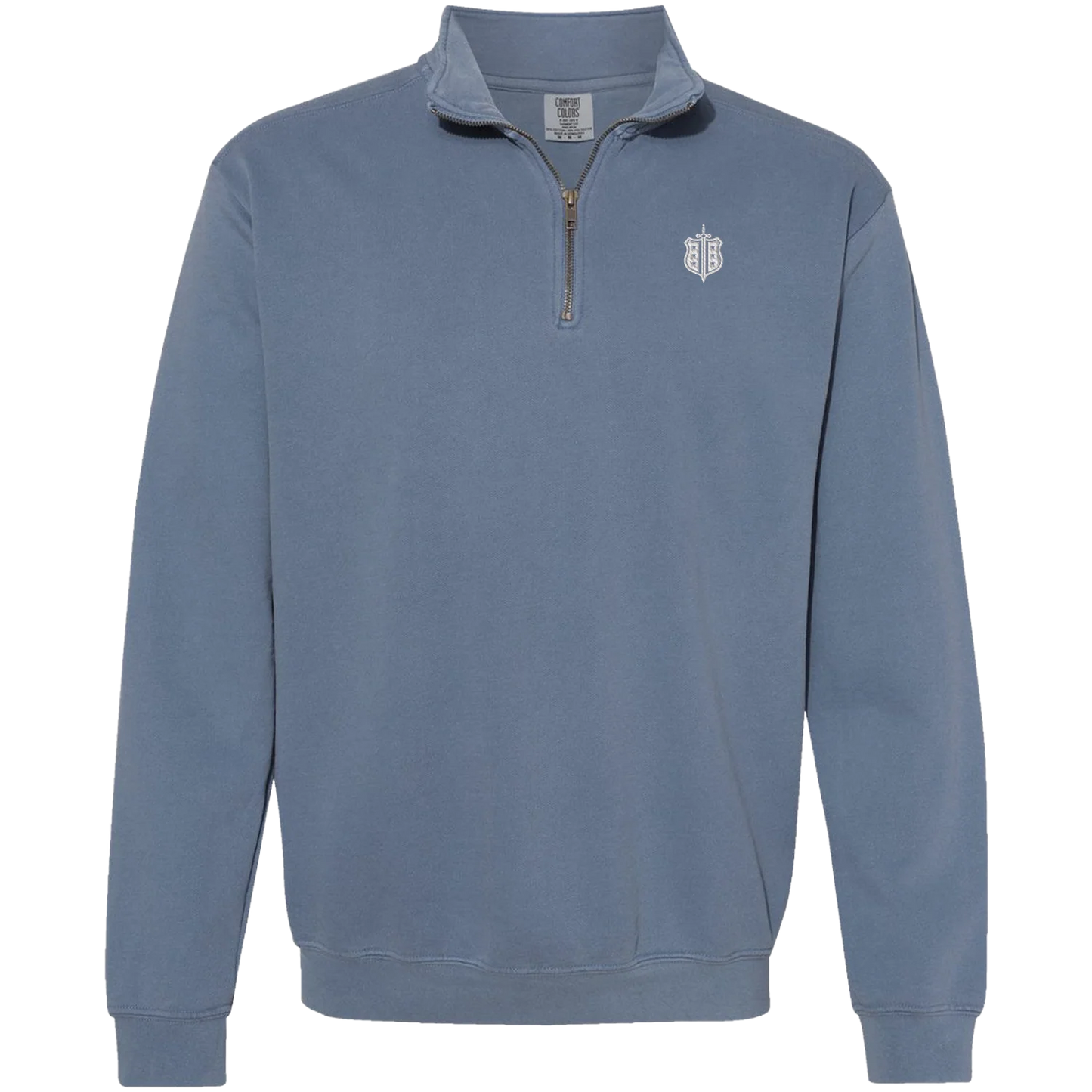 Phi Delta Theta | Shield Comfort Colors 1/4 Zip Sweatshirt