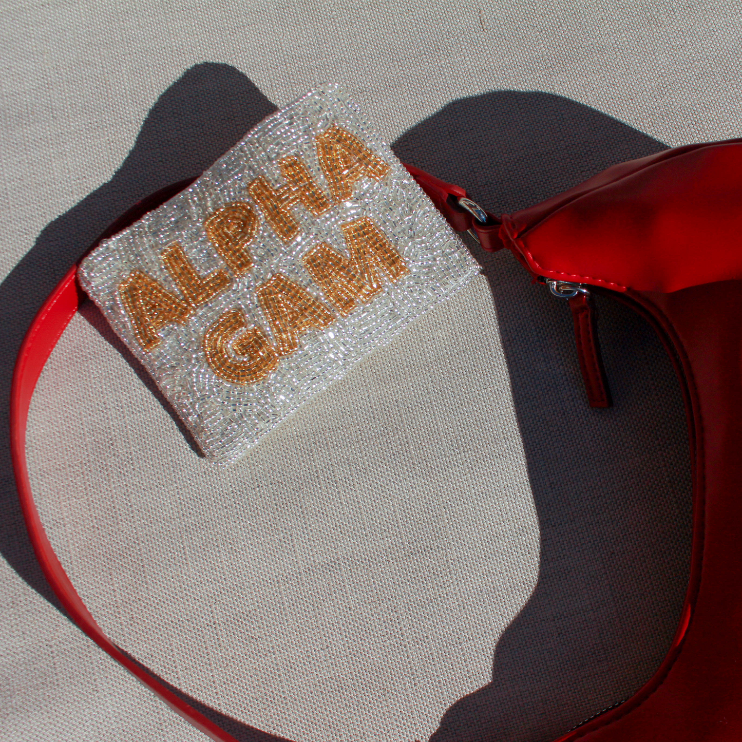 Alpha Gamma Delta | Beaded Coin Purse