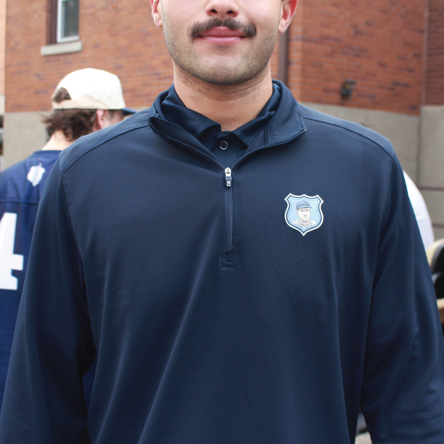 Phi Delta Theta | Cutter and Buck Virtue Eco Pique Recycled Quarter Zip, Lou Gehrig Memorial Award