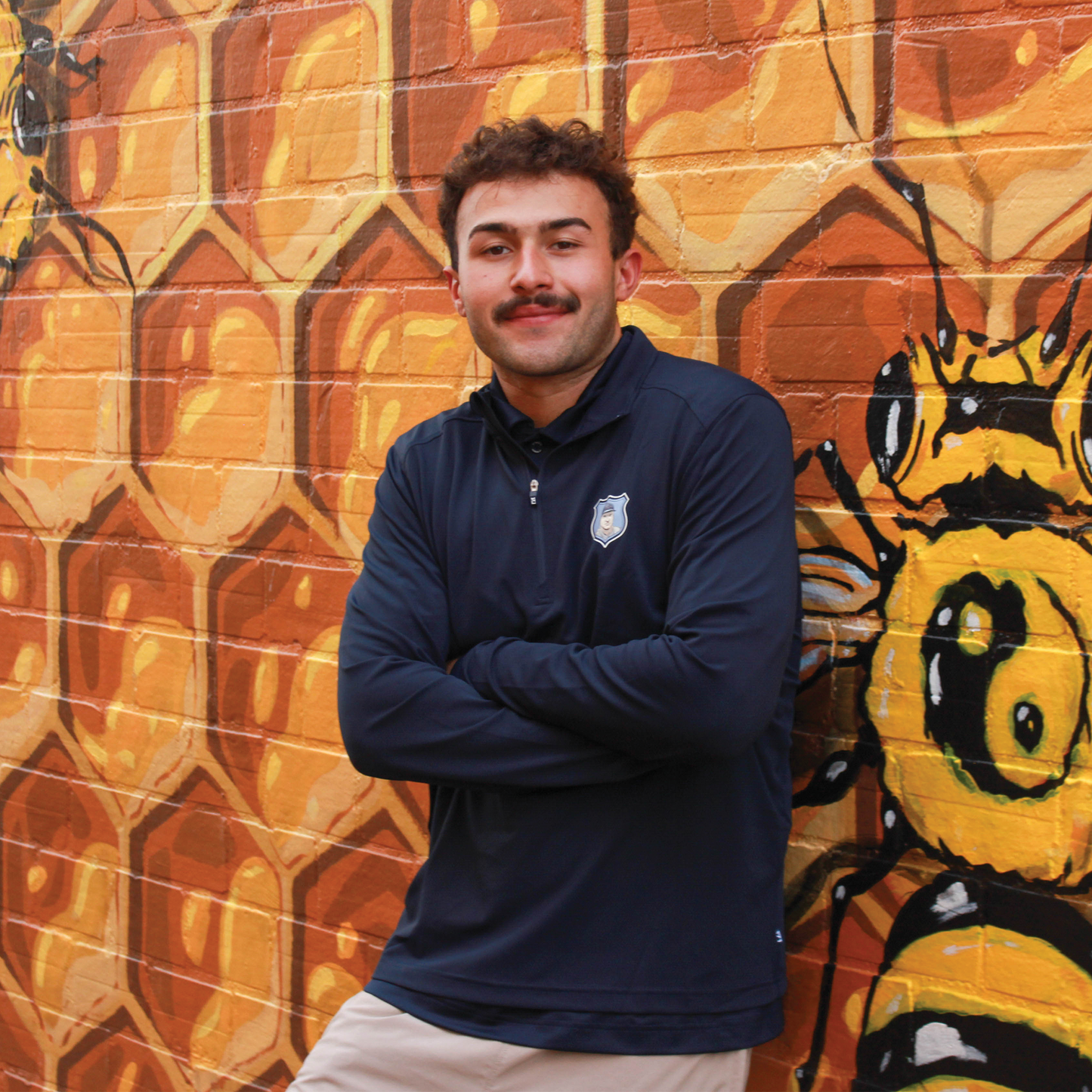 Phi Delta Theta | Cutter and Buck Virtue Eco Pique Recycled Quarter Zip, Lou Gehrig Memorial Award