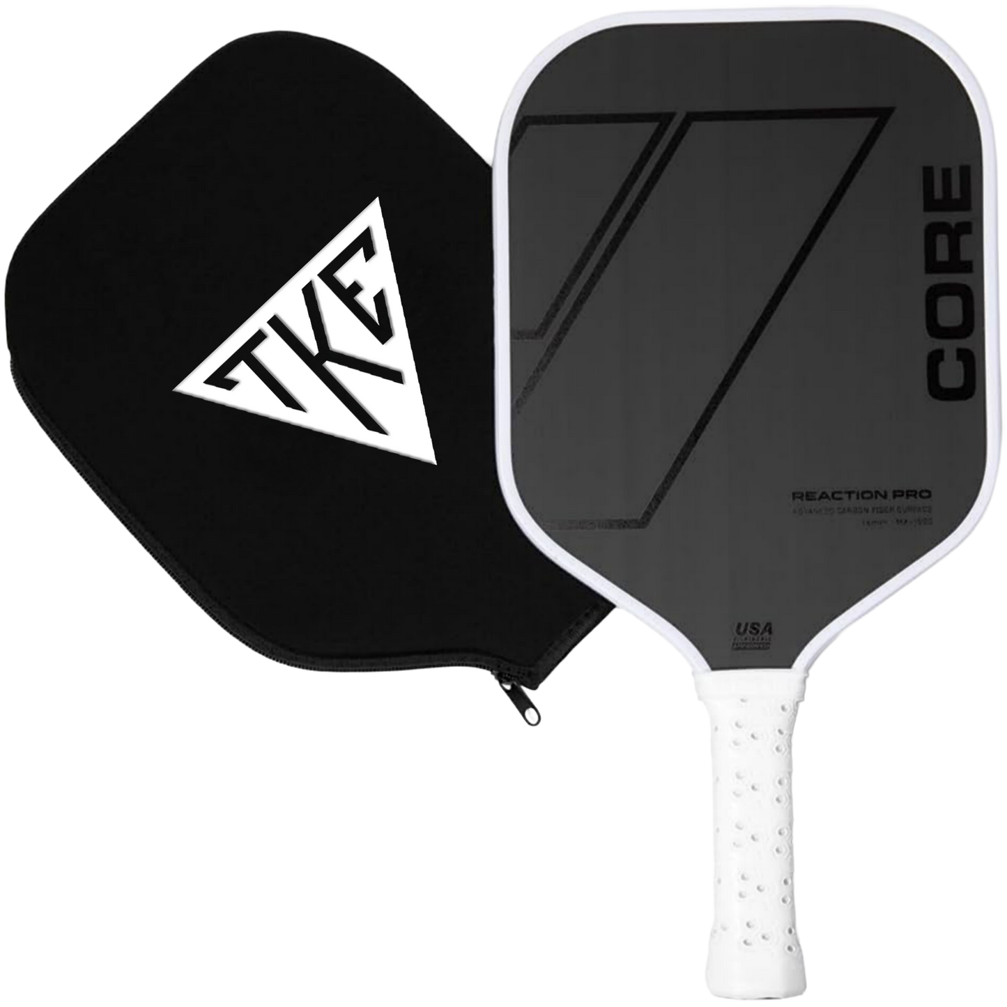 Tau Kappa Epsilon | CORE Reaction Pro Paddle with Cover and Pickleball Set